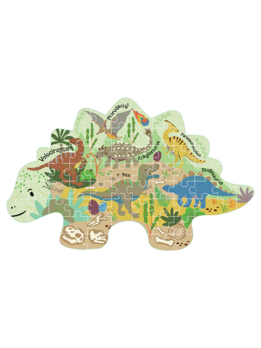 60 Piece Shaped Jigsaw Dinosaur