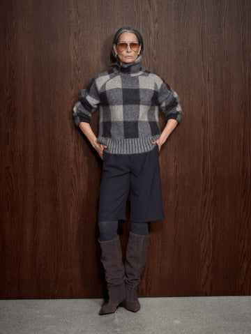 Maija Check Knit Jumper