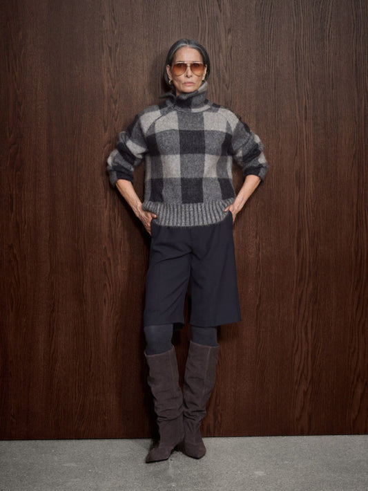 Maija Check Knit Jumper