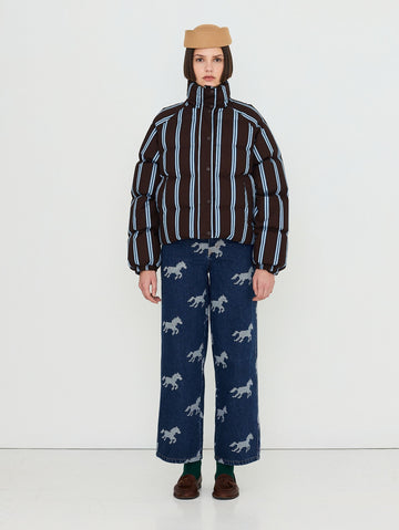 Striped Short Jacket