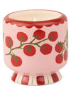 Paddywax A Dopo Candle in Heirloom Tomatoe Scent Vessel covered in vine of tomatoes