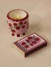 Paddywax A Dopo Candle in Heirloom Tomatoe Scent Vessel covered in vine of tomatoes