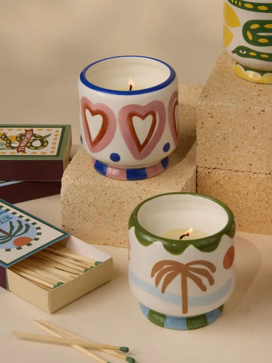A Dopo 8oz Candle Lush Palms