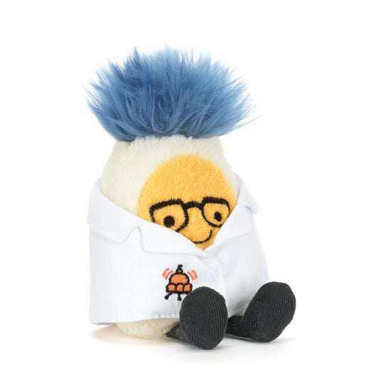 Jellycat Amuseables Boiled Egg Scientist Soft Toy