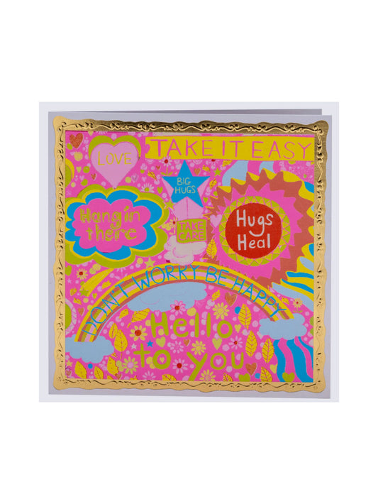 Arthouse Unlimited Take It Easy Greetings Card