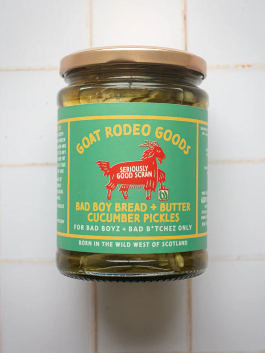 Bad Boy Bread & Butter Cucumber Pickles 500g