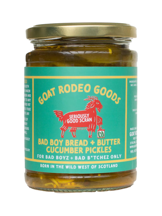 Bad Boy Bread & Butter Cucumber Pickles 500g