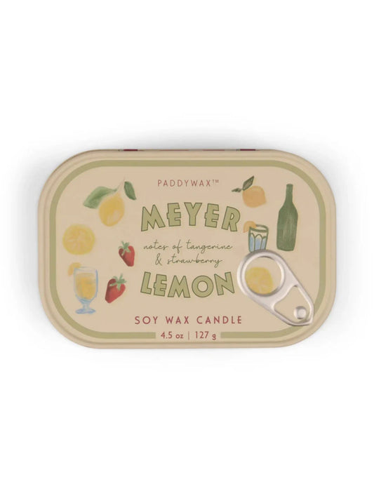 Bistro 4.5oz Tin Candle Meyer Lemon
