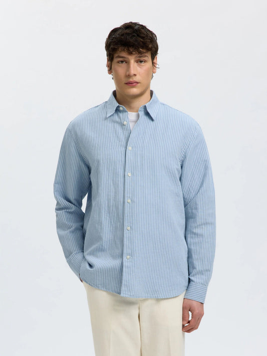 Claus Clay Linen Blend Shirt