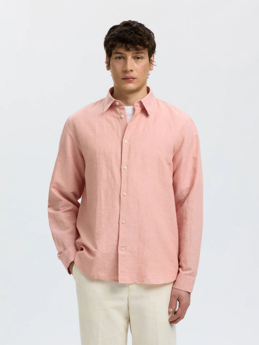 Claus Clay Linen Blend Shirt