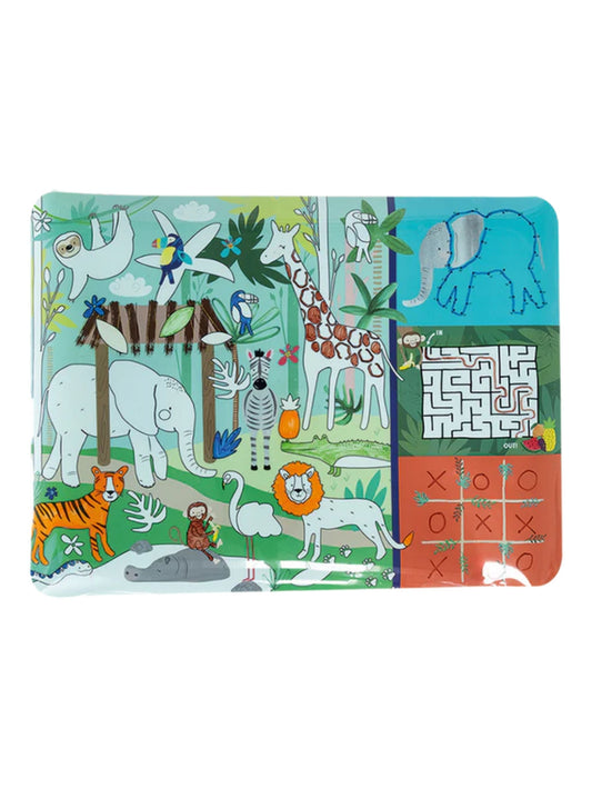 Colouring Fun and Games Mat Jungle