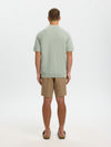 Cran Knit Structure Zip Polo