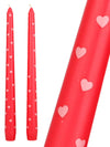 Tapered Candlesticks with Hearts