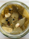 Jar of Goat Rodeo pickled with dill and garlic