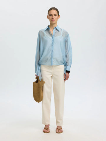 Iris Relaxed Tie Shirt