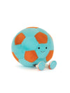 Jellycat Amuseables Football Blue and Orange Soft Toy