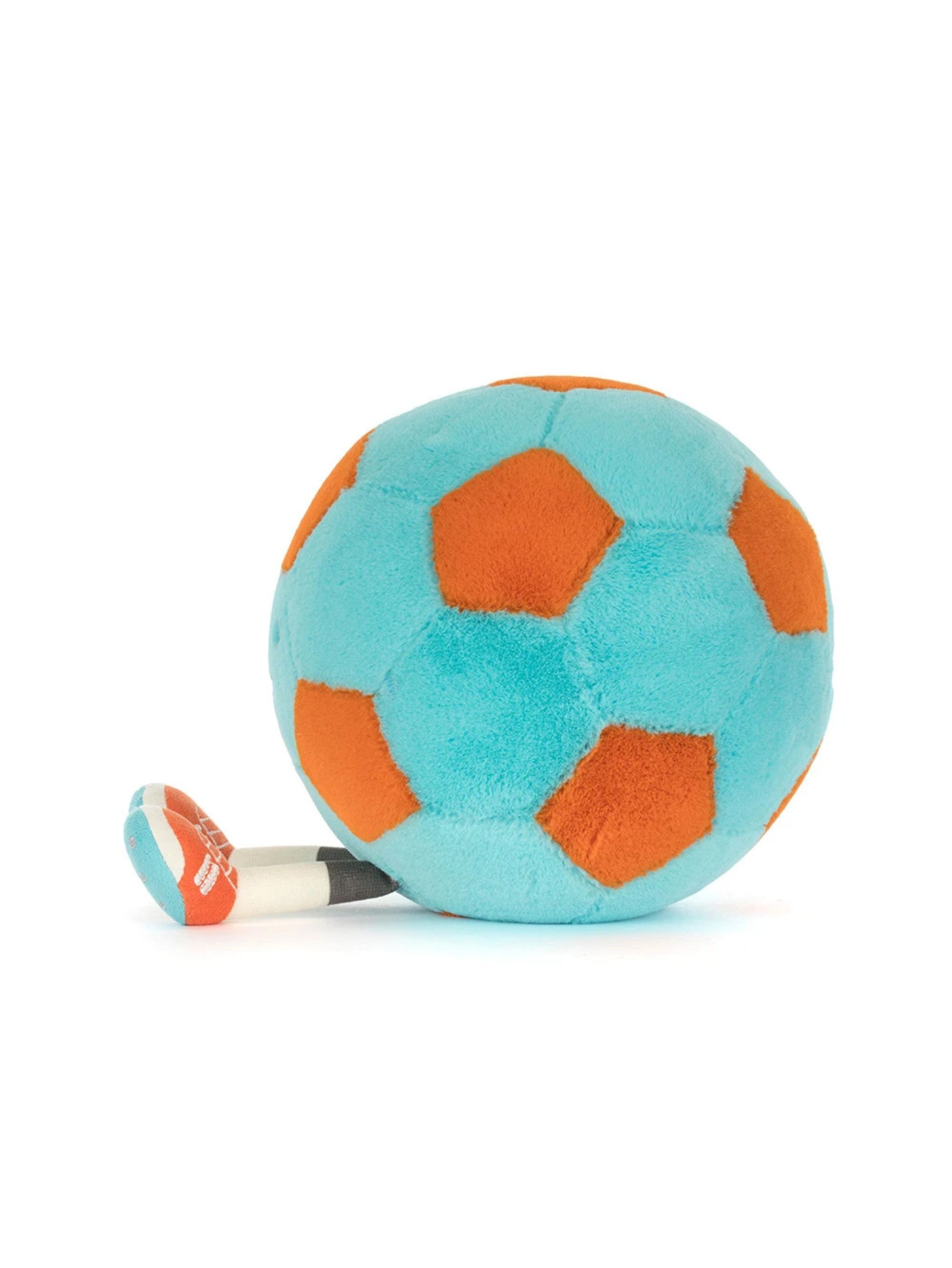 Jellycat Amuseables Football Blue and Orange Soft Toy
