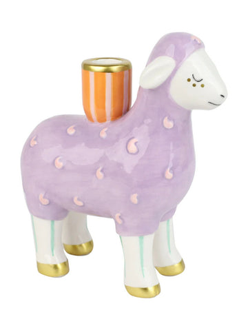 Lamb Ceramic Candle Holder