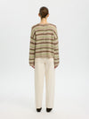 Lulu Loose Knit Button O-Neck Jumper