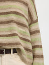 Lulu Loose Knit Button O-Neck Jumper