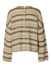Lulu Loose Knit Button O-Neck Jumper