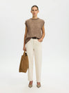 Lulu Loose Knit O-Neck Vest