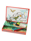 Magnetic Scene & Doodle Set Dinosaur