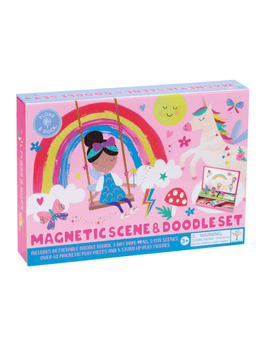 Magnetic Scene & Doodle Set Rainbow Fairy