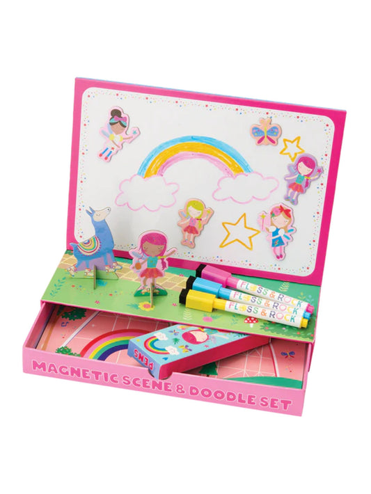 Magnetic Scene & Doodle Set Rainbow Fairy