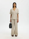 Mariam Wide Leg Linen Trousers