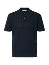 Mattis Cable Knit Polo