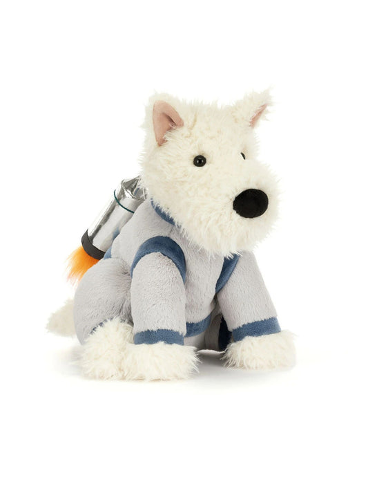 Jellycat Munro Scottie Dog Space Outfit Soft Toy