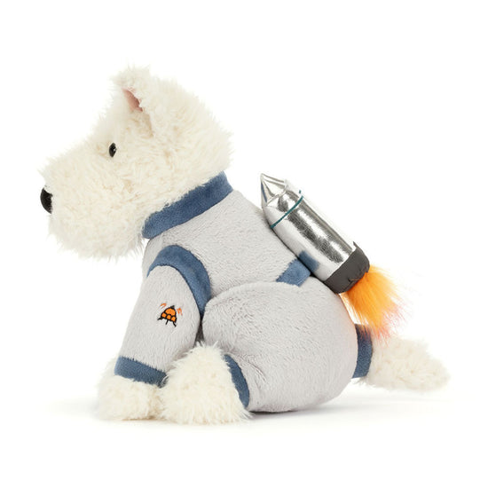 Jellycat Munro Scottie Dog Space Outfit Soft Toy