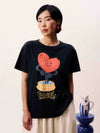Najas Black T-Shirt