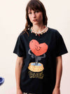 Najas Black T-Shirt