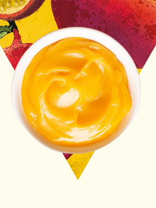 Passion Fruit And Mango Curd