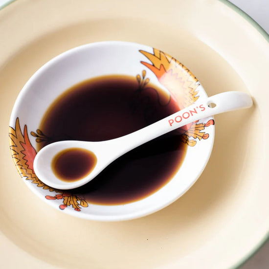Jar of Poons London Premium First Extract Soy Sauce 