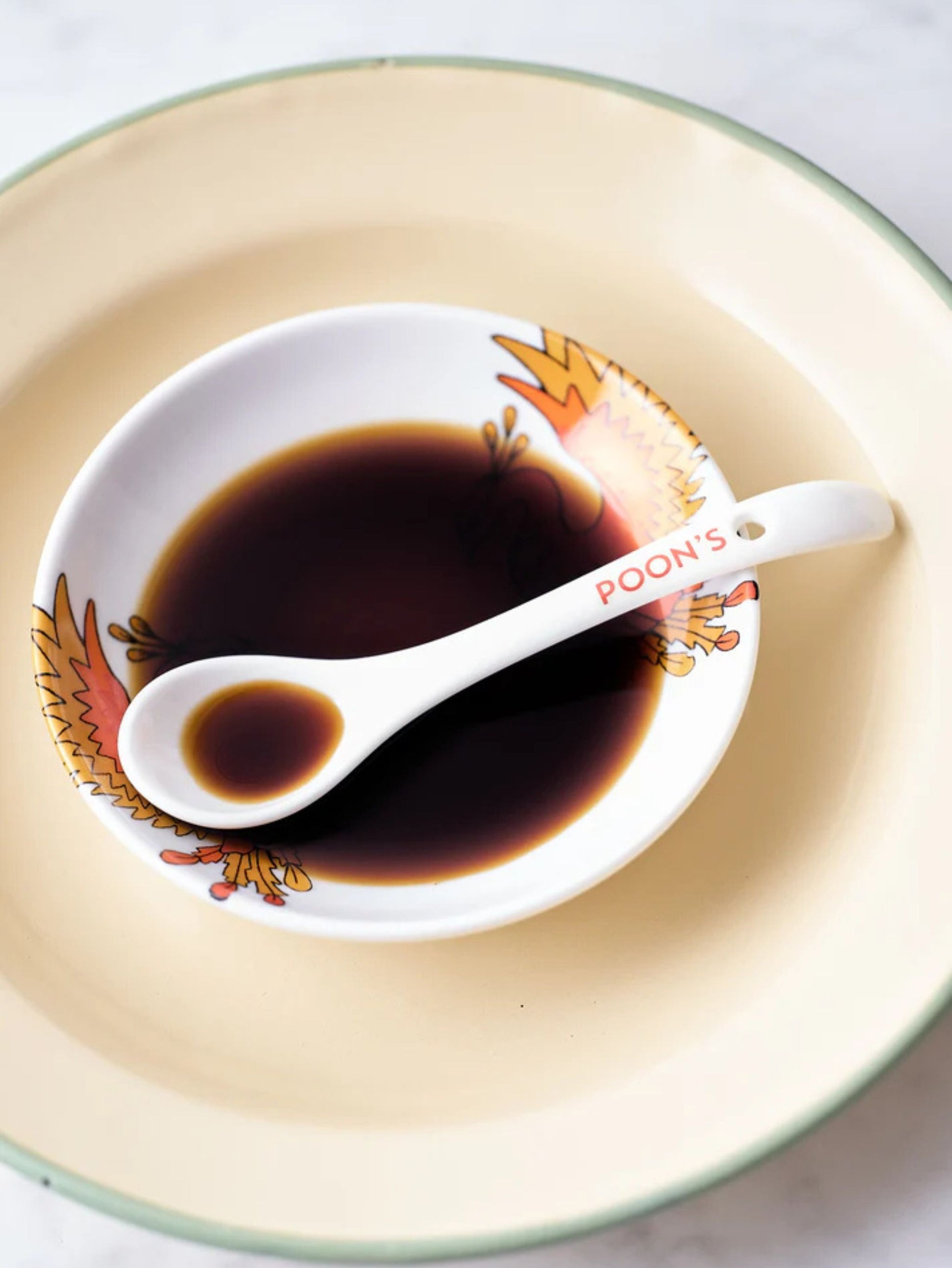 Jar of Poons London Premium First Extract Soy Sauce 
