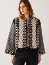 Reversible Jacquard Kimono Jacket