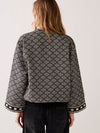 Reversible Jacquard Kimono Jacket