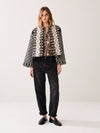 Reversible Jacquard Kimono Jacket