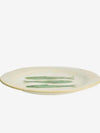 Green Stoneware Lunch Plate