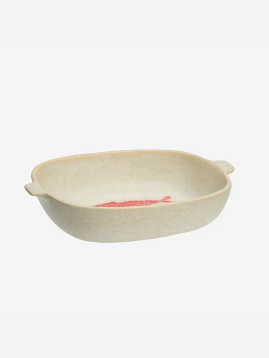 Red Stoneware Oven Dish