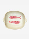 Red Stoneware Oven Dish