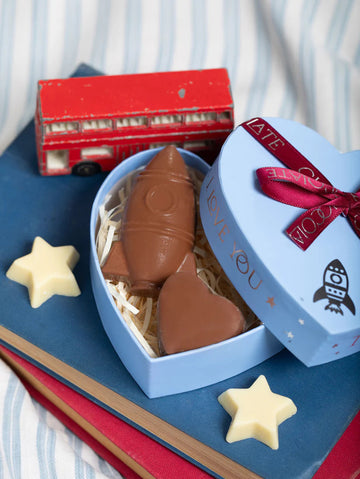 To the Moon and Back Chocolate Heart Box