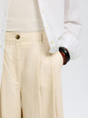 Extra Wide Magna Linen Trousers