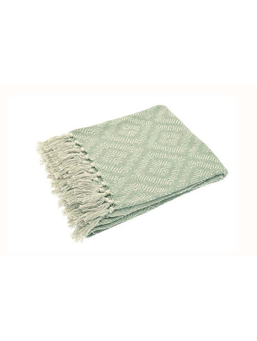 Diamond Recycled Cotton Throw