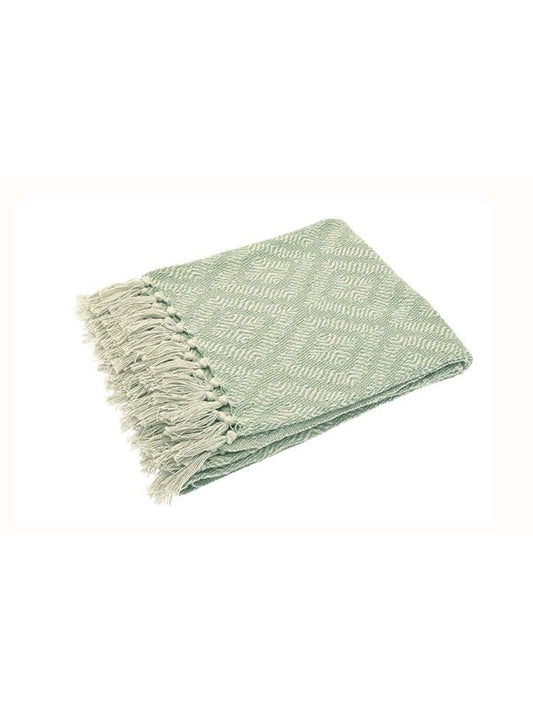 Diamond Recycled Cotton Throw