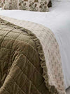 Matilda Velvet Ruffle Bedspread