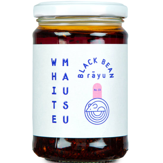 White Mausu Black Bean Rayu